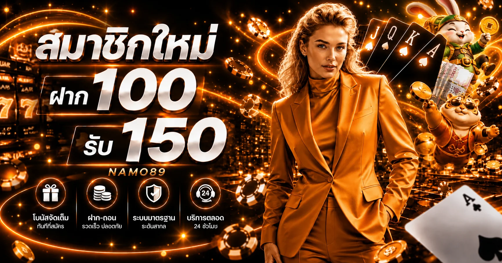 โปรสมาชิกใหม่ NAMO89 พร้อมแนวทางอ่านเงื่อนไข